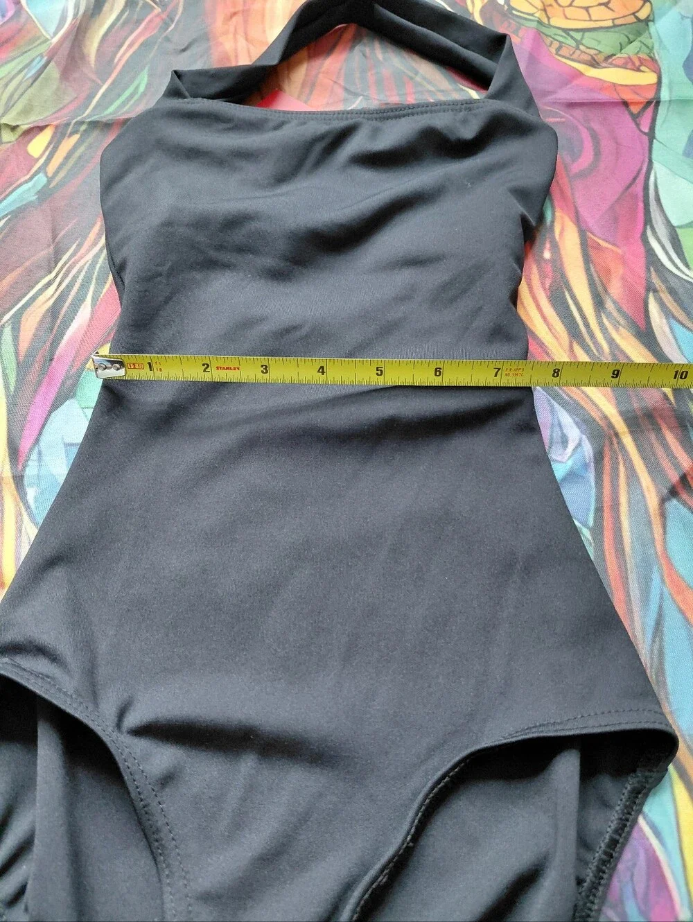 NWT Capezio Black One-Piece Dance Leotard XS Girls